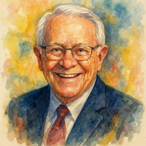 Portrait of Charles R. Swindoll โ pastor and author