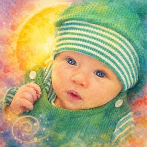 Aiden watercolor portrait