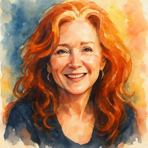 Bonnie Raitt playing guitar