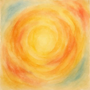 Watercolor of gentle resilience symbolizing cancer survival