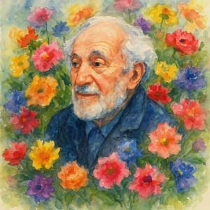 Marc Chagall painting Nice Soleil Fleurs