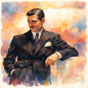 Clark Gable, Hollywood icon of confidence and courage