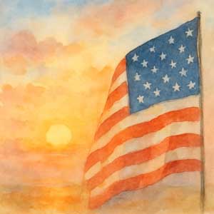 American Flag artwork
