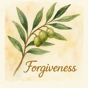 Gentle watercolor expressing forgiveness