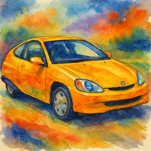 Honda Insight hybrid — first U.S. market hybrid