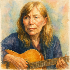 Joni Mitchell — singer, songwriter, painter