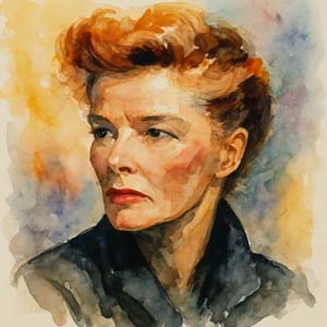 Katharine Hepburn, bold and iconic