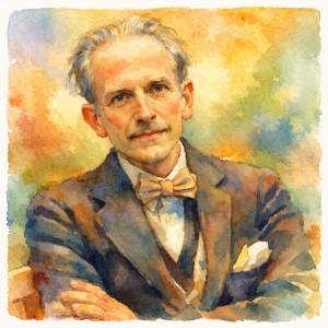 A. A. Milne watercolor