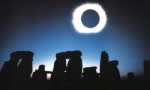 Stonehenge with Solar Eclipse