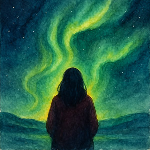 Me imagining the Aurora Borealis