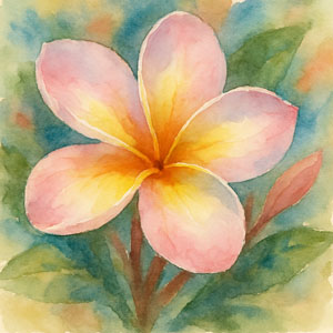 Plumeria blossoms — a gentle symbol of ritual and renewal