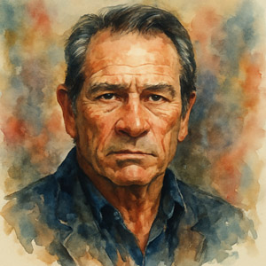 Tommy Lee Jones portrait