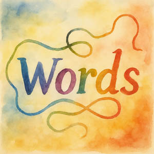 Watercolor art inspired by the power of words