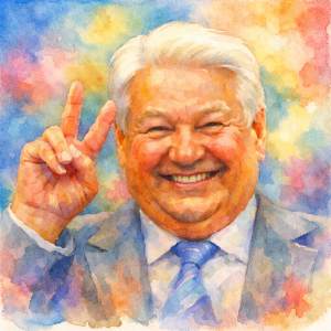 Boris Yeltsin portrait